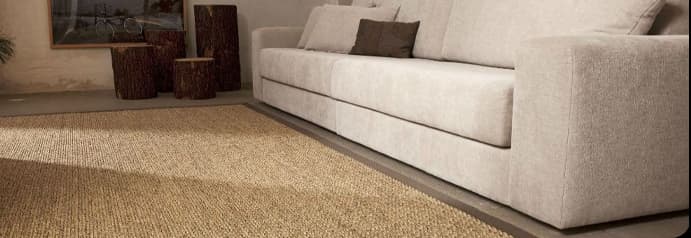 Alfombras Sisal Dimensionadas con cinta ecocuero